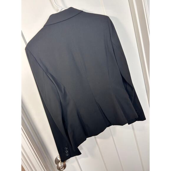 NWT Banana Republic‎ Women's One Button Blazer Jacket Long Sleeve Black Size 6 - Picture 7 of 12